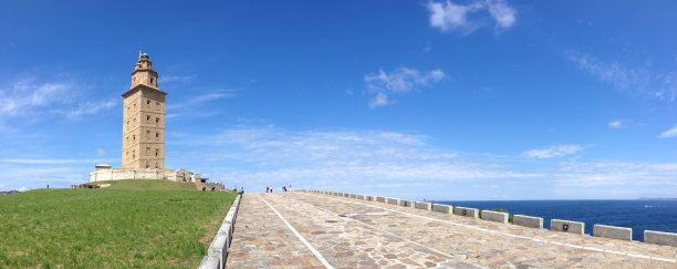 西班牙科鲁纳的赫拉克勒斯塔图片下载