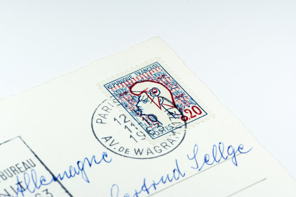 老式法国邮票图片下载