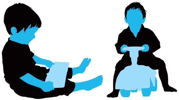 家庭剪影9(矢量& jpg)图片下载