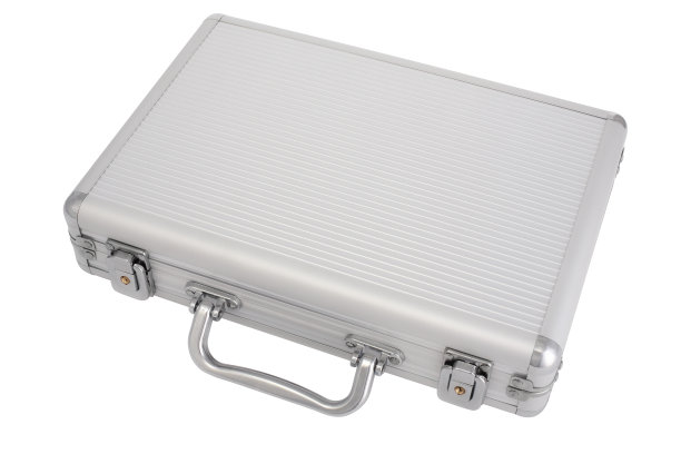 金属银的公文包图片下载