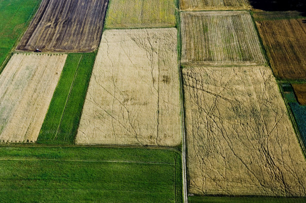 农田航拍照片图片下载