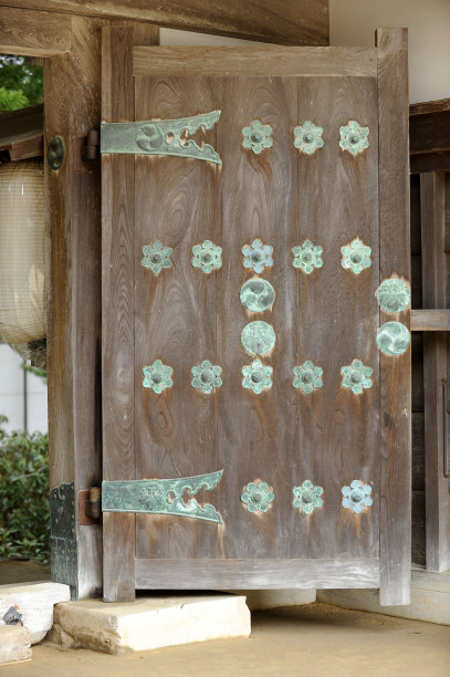 古老的日本门到寺庙，京都，日本图片下载