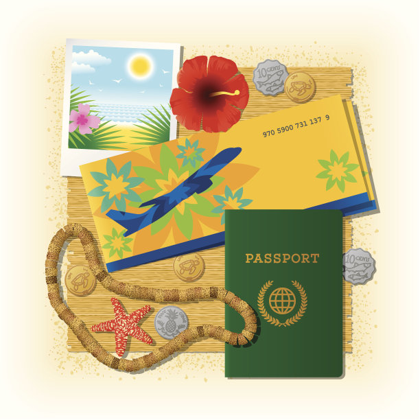 热带旅行静物图片下载