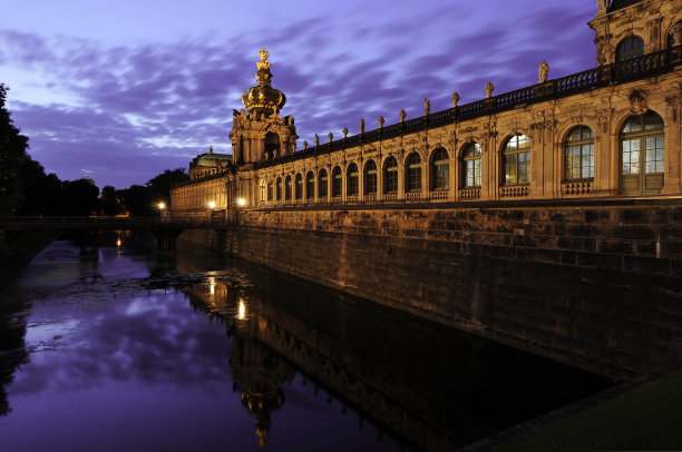 德国德累斯顿茨温格沟图片下载