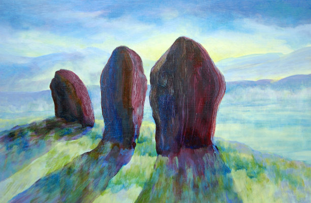 三个站的石头图片下载