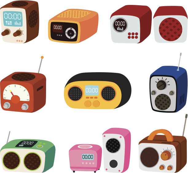 卡通收音机图标图片下载