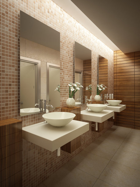 现代化的公共厕所图片下载