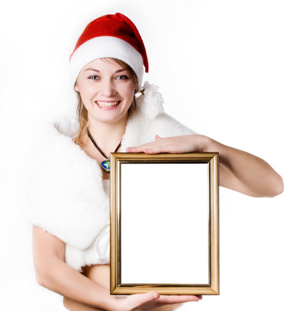 女人与框架图片下载