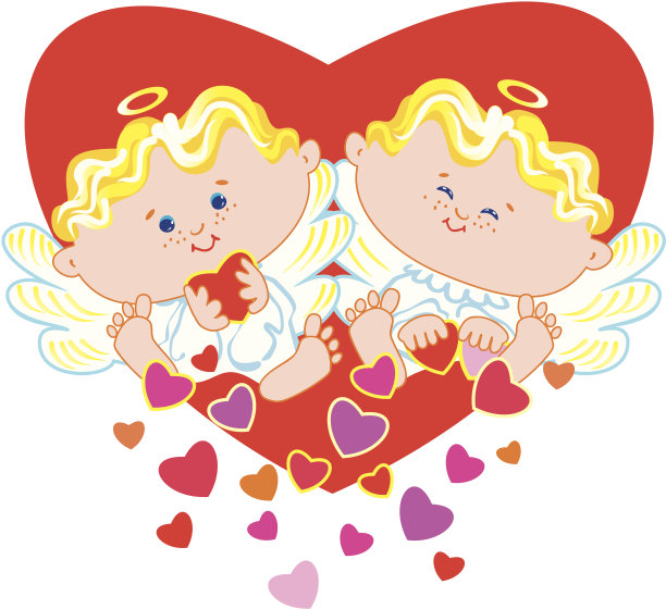 两个天使图片下载