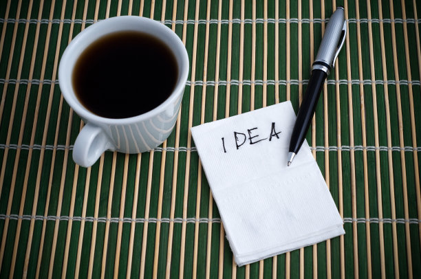 餐巾上的想法图片下载