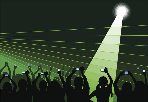 观众在绿色图片下载