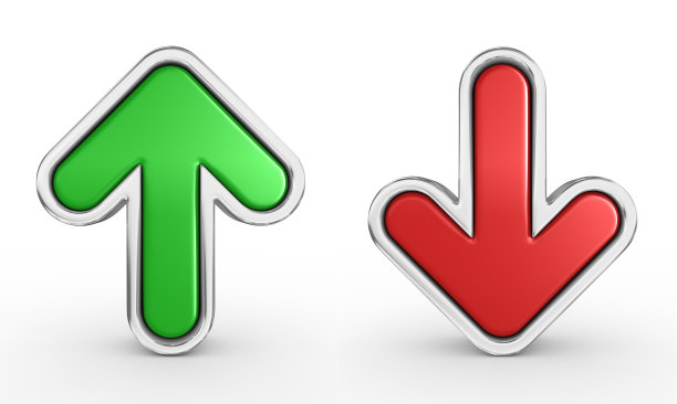 绿色和红色箭头图片下载