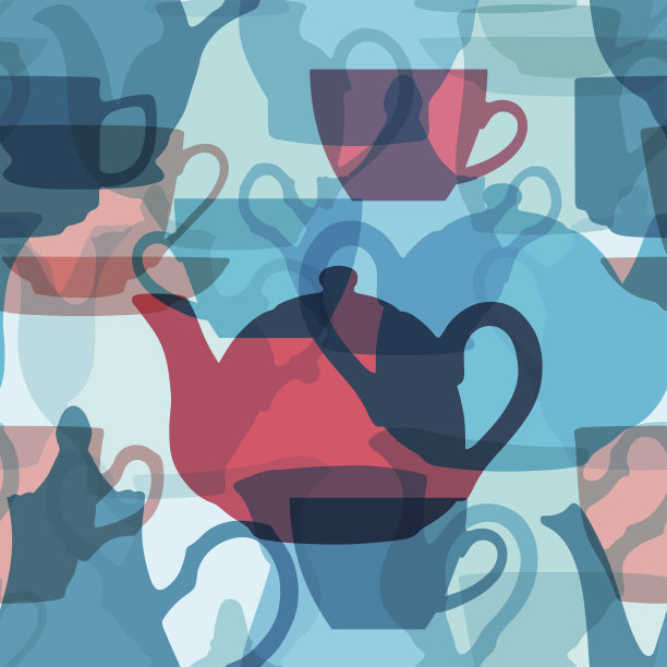 无缝的陶器背景。矢量插图。图片下载