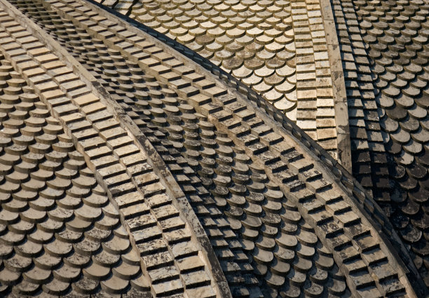 意大利罗马的瓦片穹顶图片下载