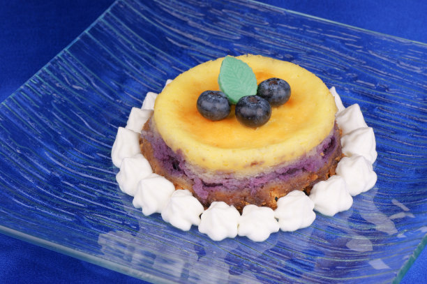 蓝莓芝士蛋糕图片下载