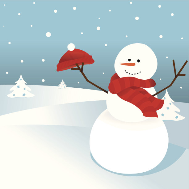 快乐的雪人图片下载