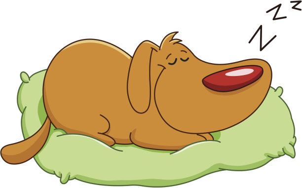 睡觉的狗图片下载