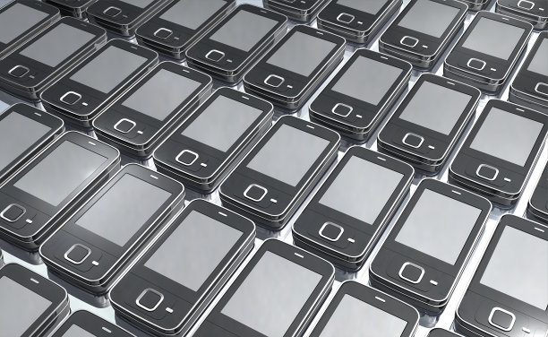 一排排的手机图片下载