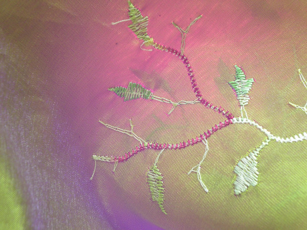 绣花丝绸图片下载