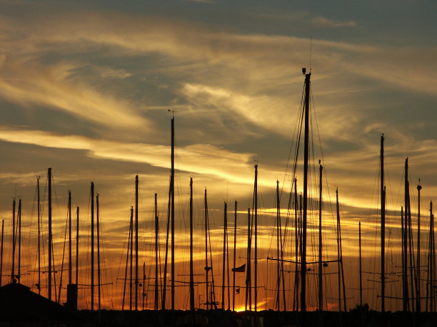 港日落图片下载