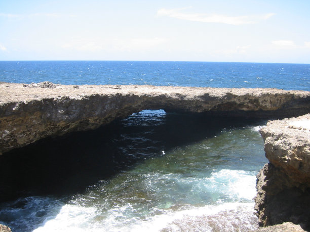 库拉索岛天然桥图片下载