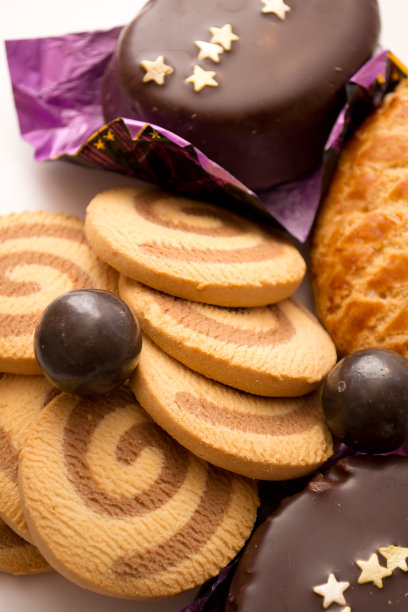 白色背景上的糖果图片下载