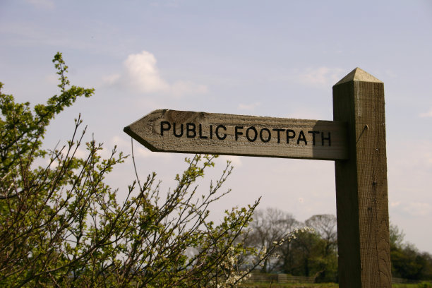 公共走道的迹象图片下载