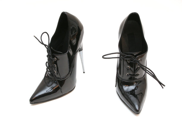 黑色牛津鞋图片下载