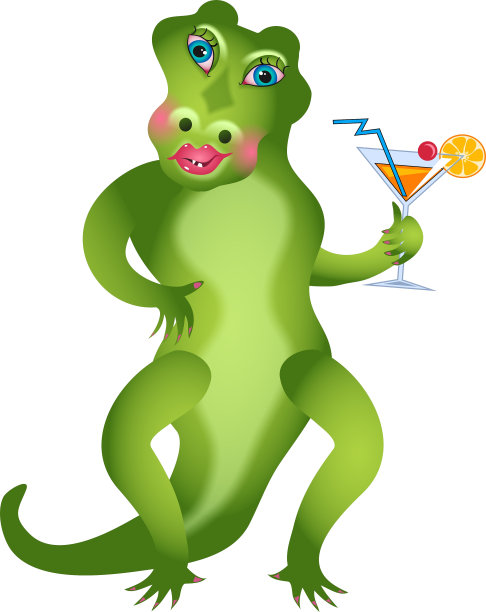 色情的短吻鳄图片下载