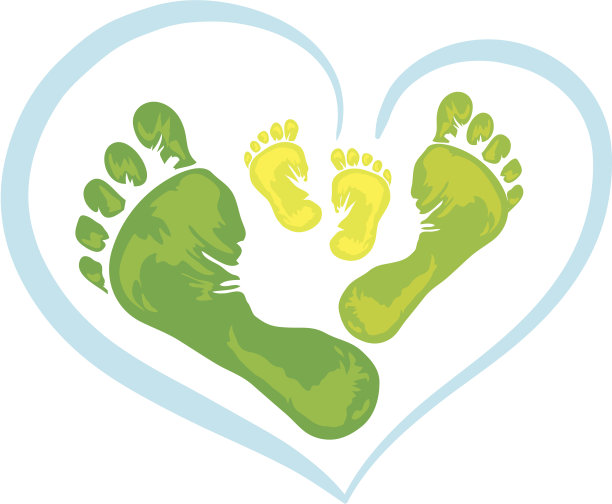 家族的象征-脚印图片下载