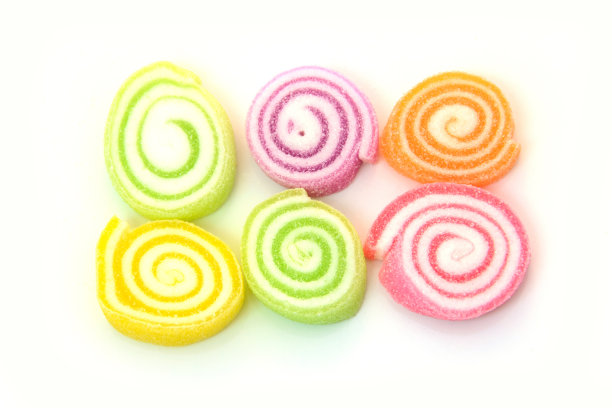 棉花糖配明胶甜点图片下载