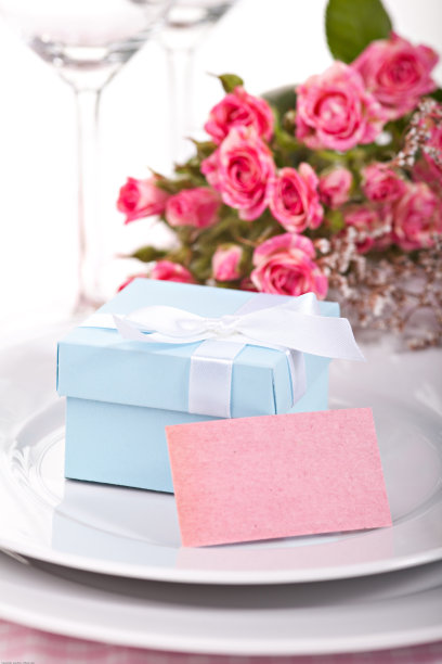 蓝色礼盒图片下载