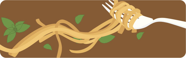 叉和意大利面图片下载