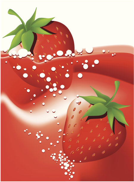 草莓。图片下载