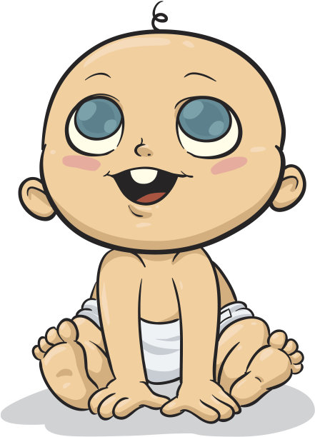 婴儿抬头图片下载