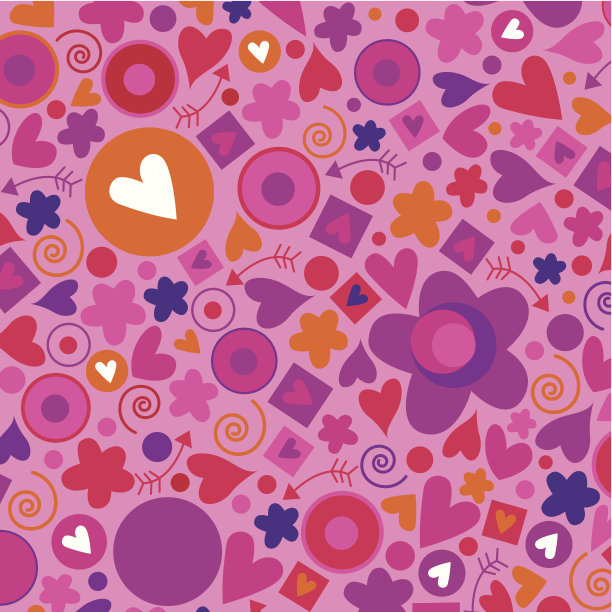 鲜花和的心图片下载