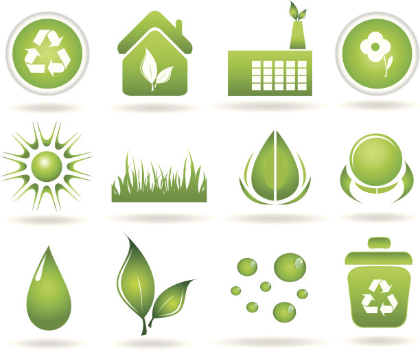 一套生态网络图标图片下载