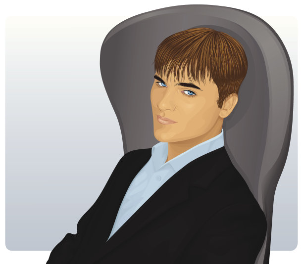 穿西装的男人。图片下载