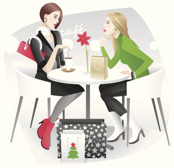 圣诞购物图片下载