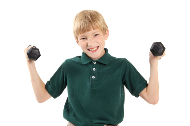 男孩举重图片下载
