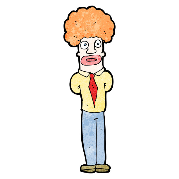 卡通姜黄男人图片下载