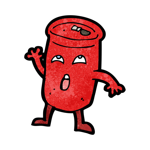 卡通摇摆汽水罐图片下载