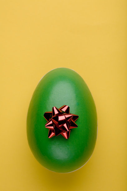 绿色的复活节彩蛋图片下载