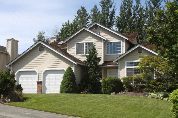 典型的1990年代住宅图片下载