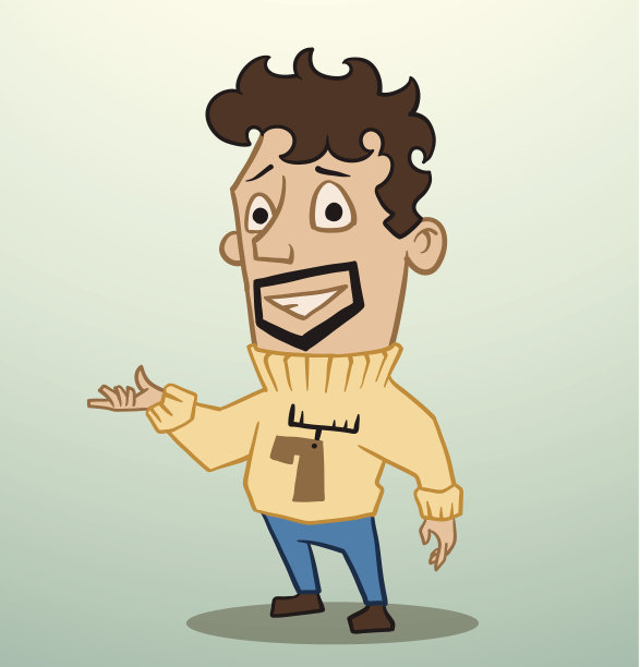 留着胡子的男人图片下载