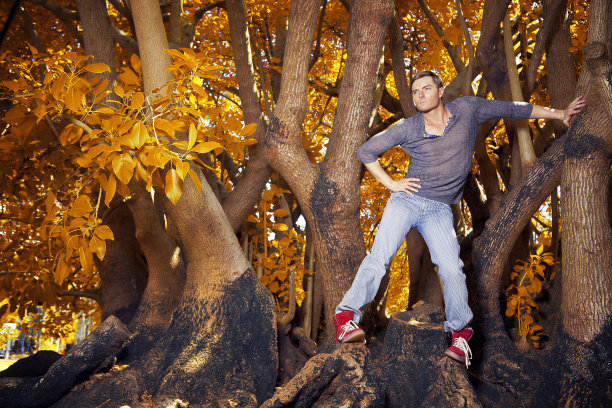 森林时尚肖像图片下载