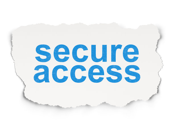 安全概念:纸上安全访问背景图片下载