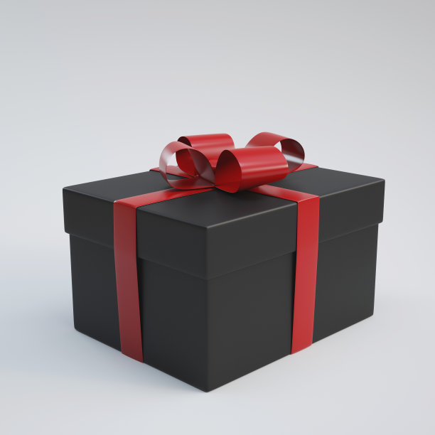 黑色礼盒图片下载
