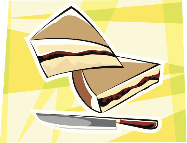 蛋糕和刀图片下载