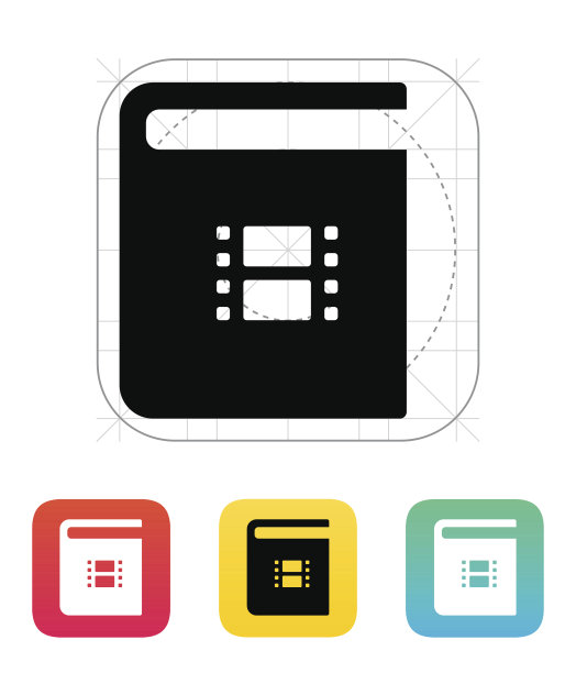 视频书图标。图片下载